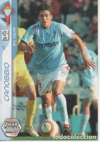 Colecionismo desportivo: Cromo E004139: Trading Card. Mega Cracks 06-07. nº 87 Canobbio. Medio. R.C. Celta - LPF